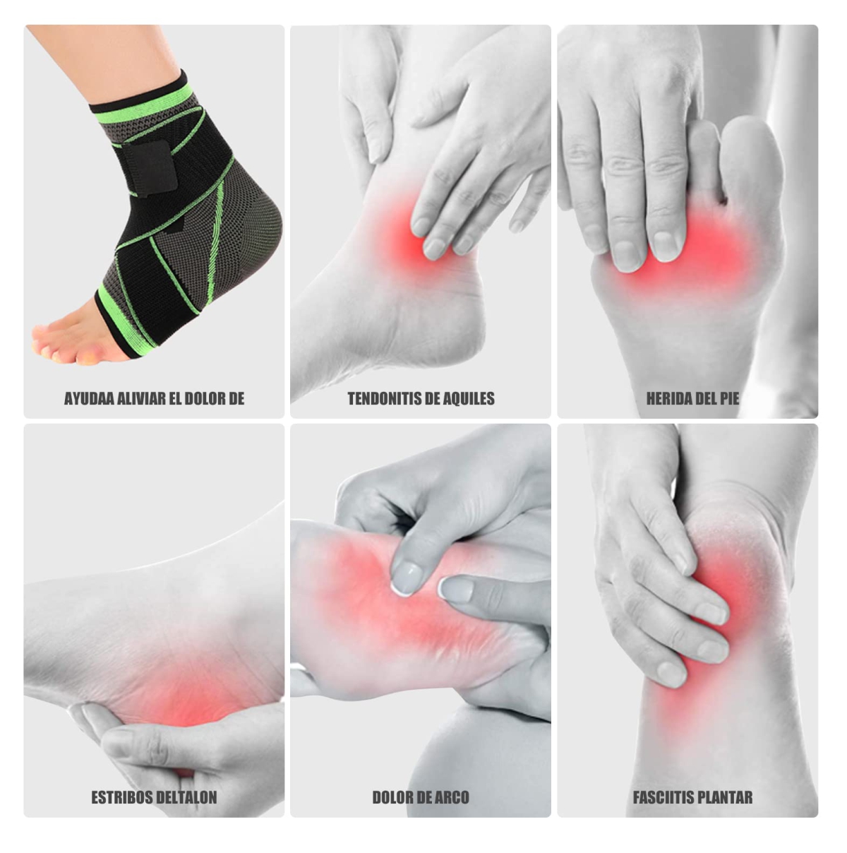 Miniatura 2 de Tobillera de compresión ajustable